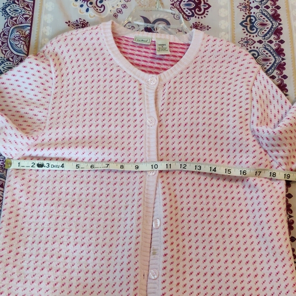 LL Bean sz M women's button up sweater - Picture 5 of 7
